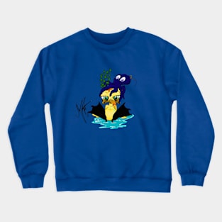 Grumpy Chicken Diver Crewneck Sweatshirt